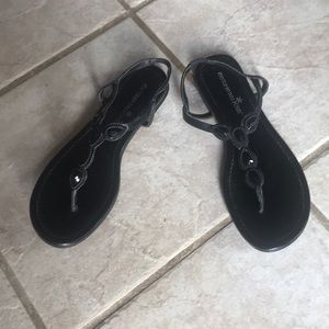 Black sandals